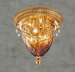 Plafoniera LUX realizata manual cu cristale Scholer Edgard, 50cm