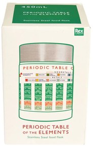 Termos crem-argintiu pentru mâncare, pentru copii 450 ml Periodic Table – Rex London
