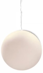 Pendul exterior modern alb sfera Mantra Avoriaz S