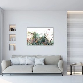 Tablou - Peisaj natural, acvariu (90x60 cm)