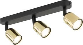 Spot LED RGBW reglabil TOP 3xGU10/6,5W/230V 2700-6500K negru/auriu