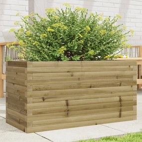 vidaXL Jardinieră de grădină, 90x40x46 cm, lemn de pin impregnat