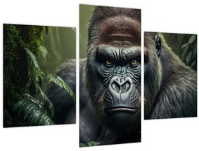 Tablou - Portret de gorilă (90x60 cm)