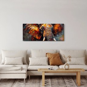 Tablou - Pictura unui elefant (120x50 cm)