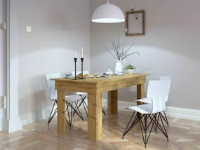 Masă dreptunghiulară 160x80 Stejar Manila