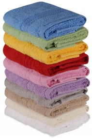 Set 10 Prosoape de Baie / Fata Rainbow, 30x50 cm, 100% Bumbac, 500 gsm, Multicolor