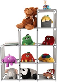 Raft multifuncţional, gri, BARIN