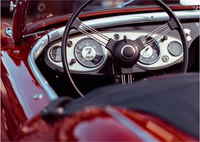 Tablou pe sticlă - Automobil (70x50 cm)