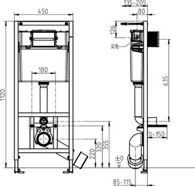 Vas WC suspendat + capac WC SUBWAY + plăcuță de comandă + modul incastrat + garnitură