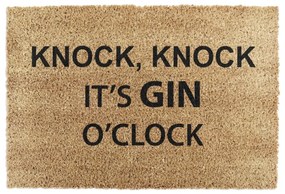 Covoraș de intrare din fibre de nucă de cocos 40x60 cm Gin O'Clock – Artsy Doormats