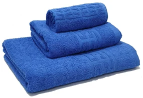 Set 3 prosoape de baie 70x130 cm, 50x90 cm, 30x50 cm, bumbac