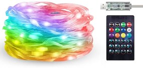 Bandă LED RGB Rabalux 77124 BIRI LED/3,2W/5V 10m IP44