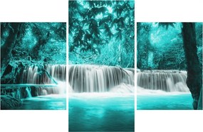 Tablou - Cascada albastră (90x60 cm)
