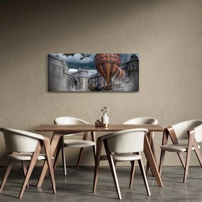 Tablou - Peisaj suprarealist (120x50 cm)