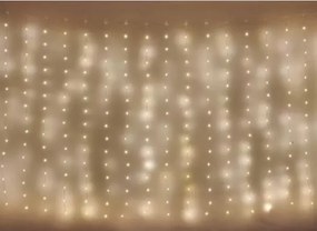 Instalație LED de Crăciun de exterior 180xLED/8 funcții 6,7 m IP44 alb cald