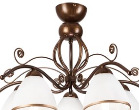 Lustră LED aplicată Brilagi ANTICO 5xE27/60W/230V patină bronz