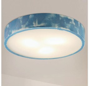 Brilagi - Plafonieră PINO 3xE27/15W/230V pin/albastru Ø 47,5 cm
