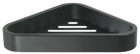 GEDY 328314 Raft de colț inteligent pentru duș, 17x 3 x 17 cm, negru mat