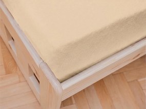 Cearsaf Jersey pentru patut copii cu elastic Caisa 60x120 cm