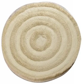 Covoraș de Baie Round, Ø 90 cm, Crem