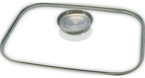 Elo 82660 Tavă de copt cu capac din sticlă șimâner cu aromă Pure Trend 40 x 26 cm