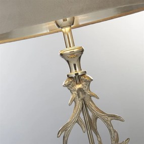 Veioza/Lampa de masa design lux elegant Belle argintiu/taupe