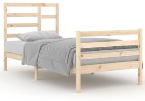 3105845 vidaXL Cadru de pat, 90x200 cm, lemn masiv