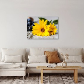 Tablou cu flori galbene (70x50 cm)