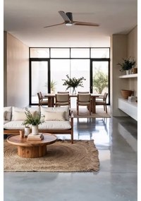 FARO 33839-1TW-LED Ventilator HEYWOOD TUB L 10W/230V pin/negru pr.132 cm+DO