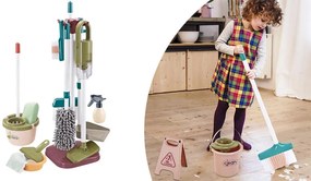 Set de curatenie de jucarie cu aspirator vertical