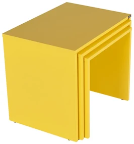 Măsuță auxiliară SHP Yellow, 3 buc.