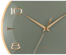 Karlsson 6017GR ceas de perete design, gri,diametru 40 cm