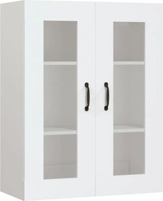 vidaXL Dulap de perete suspendat, alb, 69,5x34x90 cm
