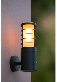 Lucide 14871/01/30 - Aplica perete exterior cu senzor SOLID 1xE27/60W/230V