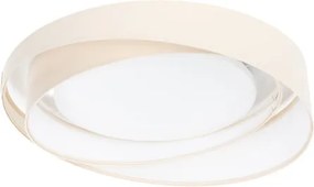 Plafonieră LED dimabilă SM GALAXY M, LED/24W/230V, Ø 55 cm, crem/alb + telecomandă