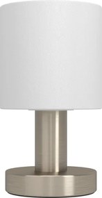 Eglo 31841 - Lampă de masă MONTETTO 1xE14/40W/230V alb/crom mat