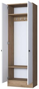 Dulap de haine Bivake 1 (alb + Nuc) . 1093926