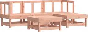 vidaXL Set mobilier relaxare de grădină, 5 piese, lemn masiv douglas