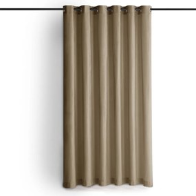 Draperie bej dimout (semi-opacă) din catifea 200x175 cm Velto – Filumi