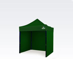 Cort petrecere 2x2m - cu 3 pereți - Verde