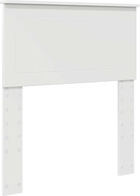 vidaXL Tăblie cap Alb 75 cm Lemn compozit