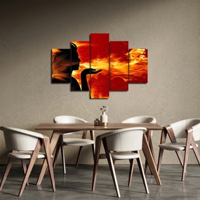 Tablou femeii în foc (150x105 cm)