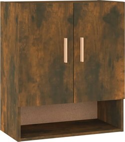 vidaXL Dulap de perete, stejar fumuriu, 60x31x70 cm, lemn compozit