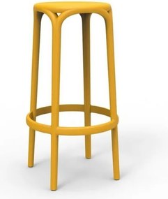 Scaun de bar exterior / interior design modern premium BROOKLYN BAR STOOL mustariu