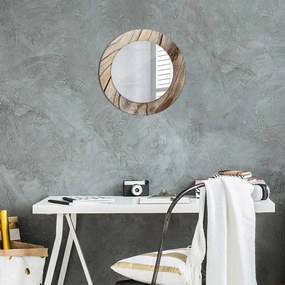 Oglinda rotunda cu rama imprimata Lemn crăpat fi 50 cm