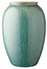 Vază din gresie ceramică Bitz, înălțime 25 cm, verde