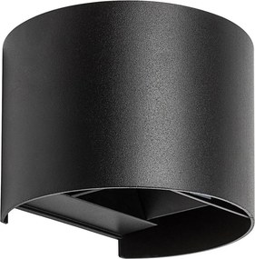 Rabalux 77218 - LED aplică de perete pentru exterior VIRNA 5W/230V 2700/4000/6500K IP54 neagră