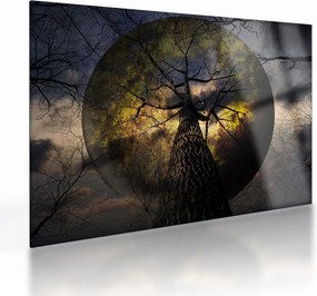 Tablou pe sticlă - Cerul enigmatic (70x50 cm)