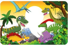 Dinozaur suport de farfurii 43x28 cm