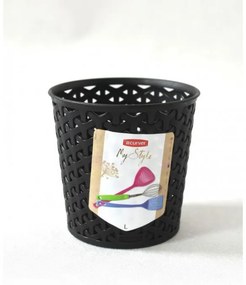 Cupă de depozitare din plastic STIL Y - L- CURVER negru